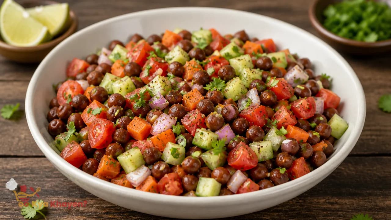 Boiled Kala Chana Salad