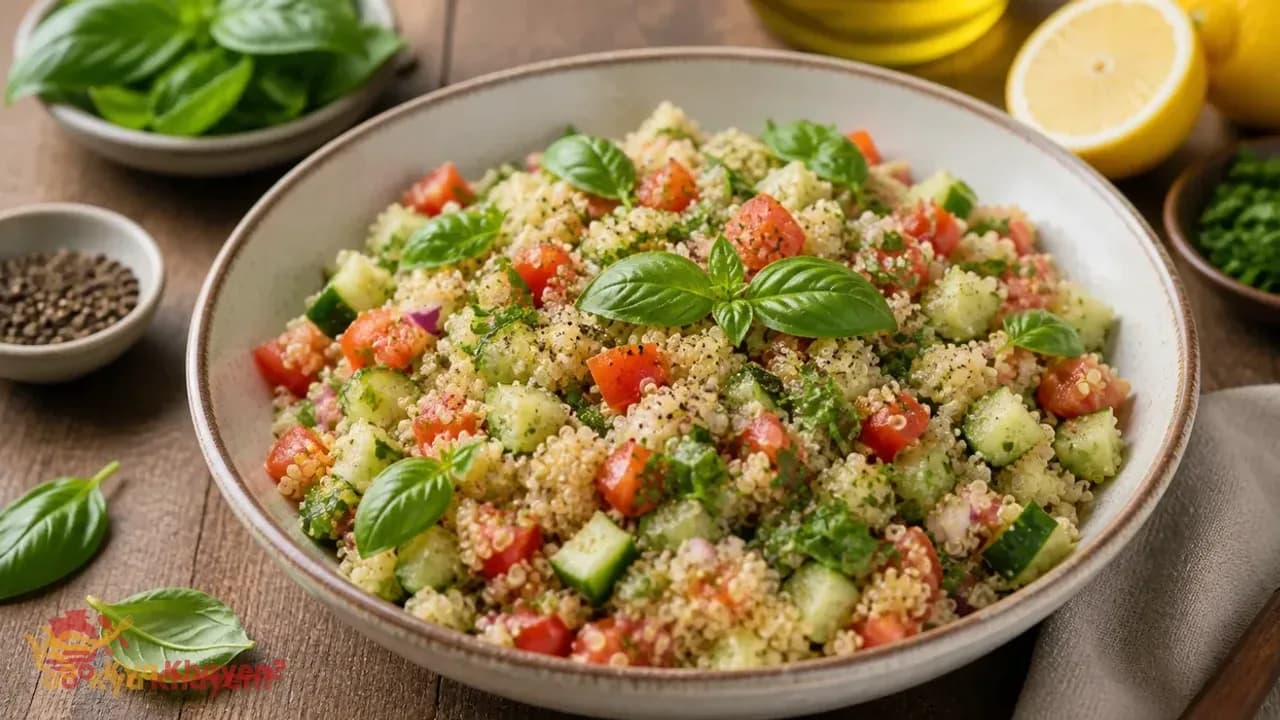 Lemon- Basil Quinoa Salad