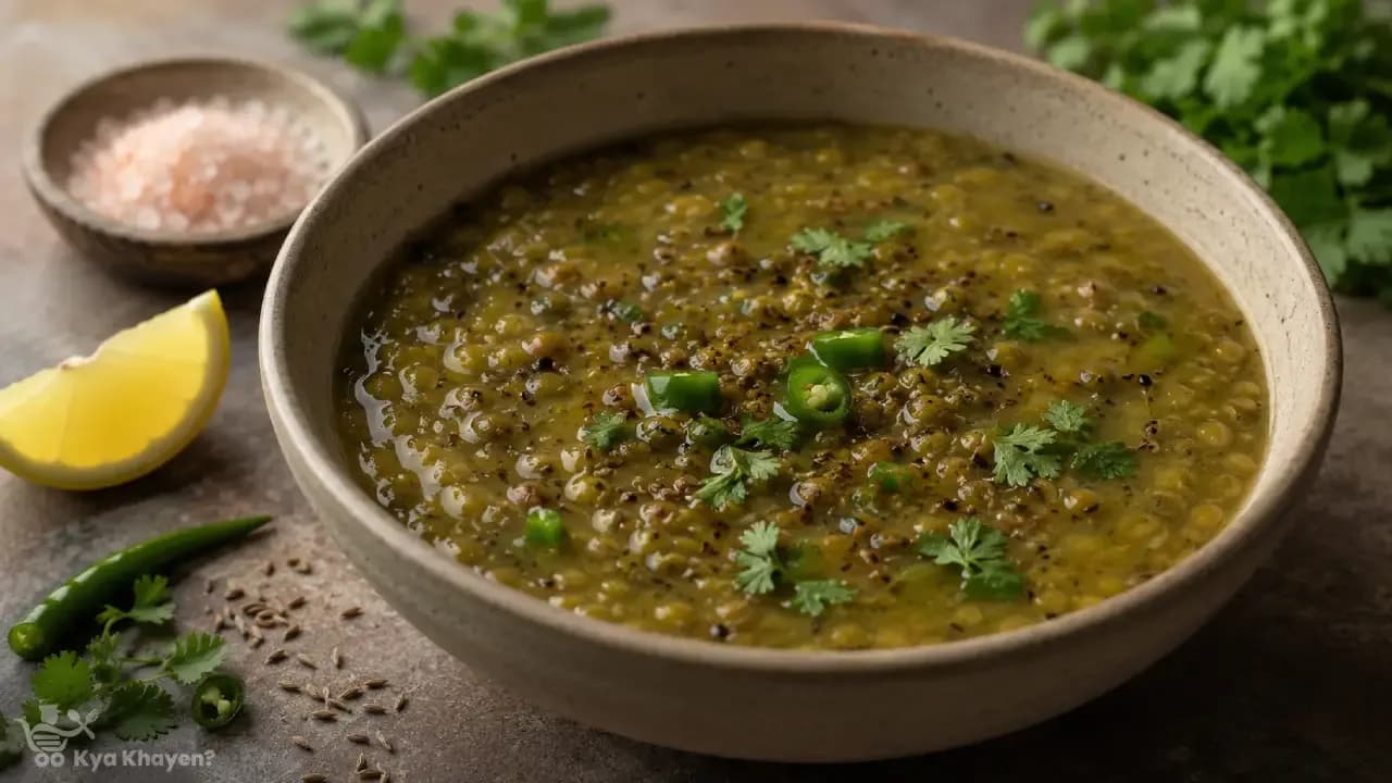 Green Moong Dal Soup