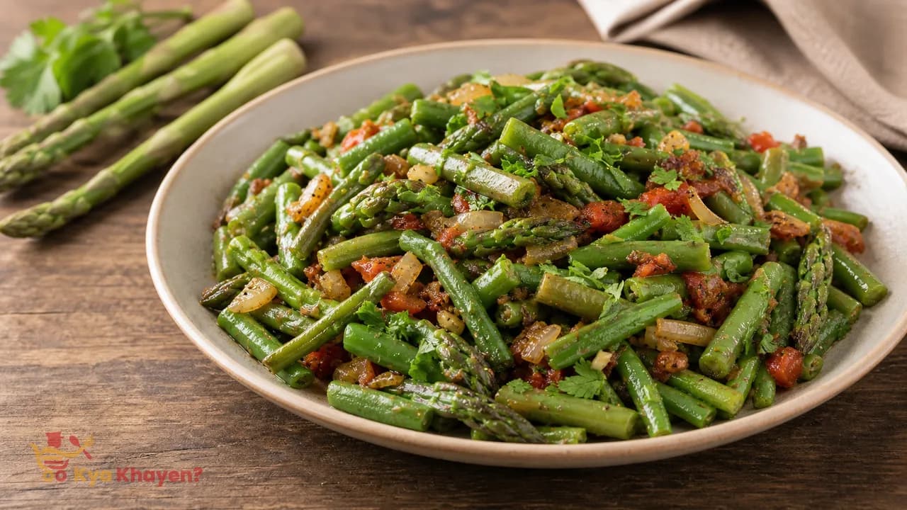 Stir Fry Beans with Asparagus