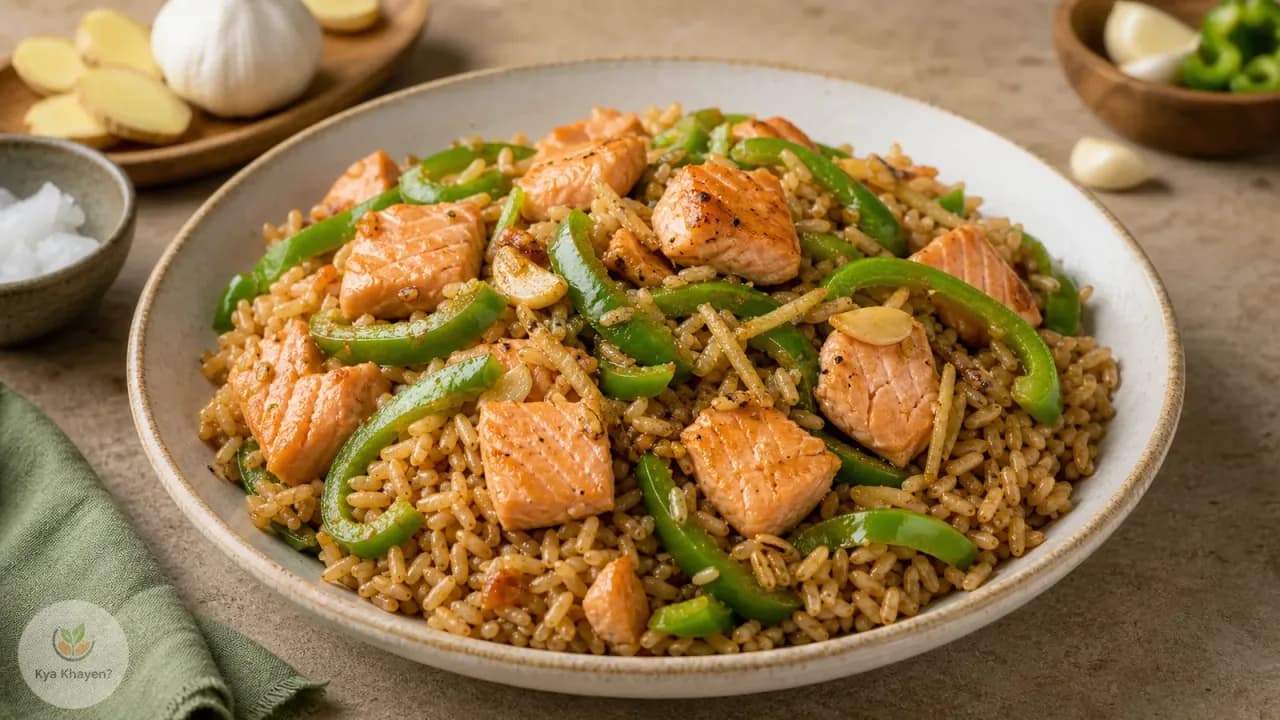 Fish Stir Fry with Brown Rice