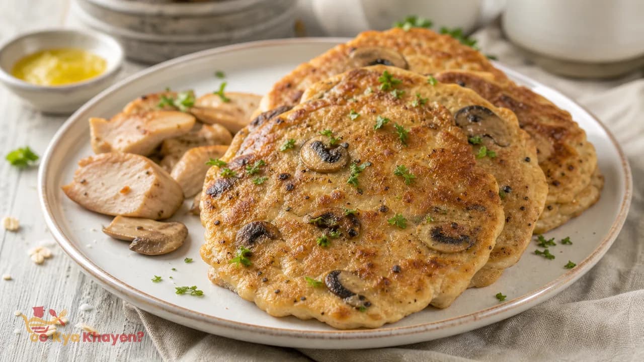 Chicken and Mushroom Pan Cake