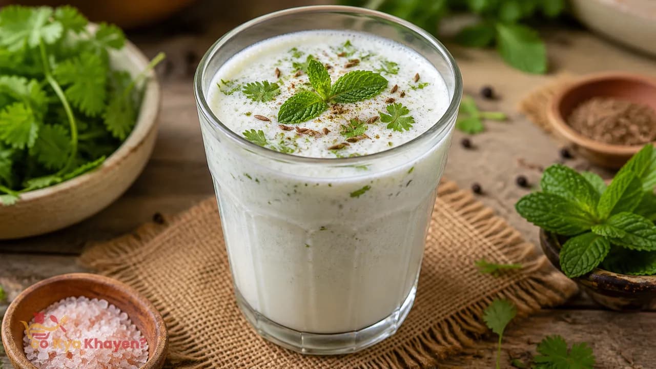 Cumin Seed Flavored Low Fat Buttermilk