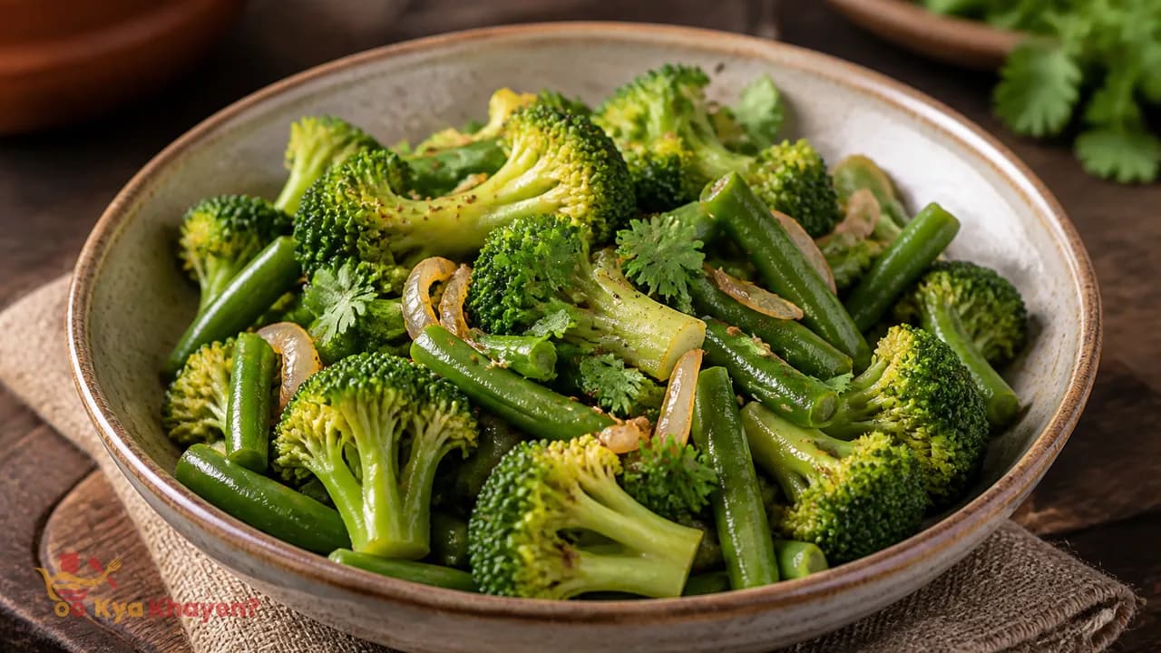 Saute Broccoli and Beans