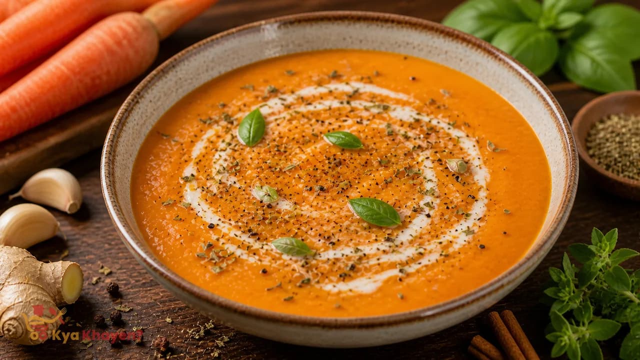 Carrot Soup with Oregano