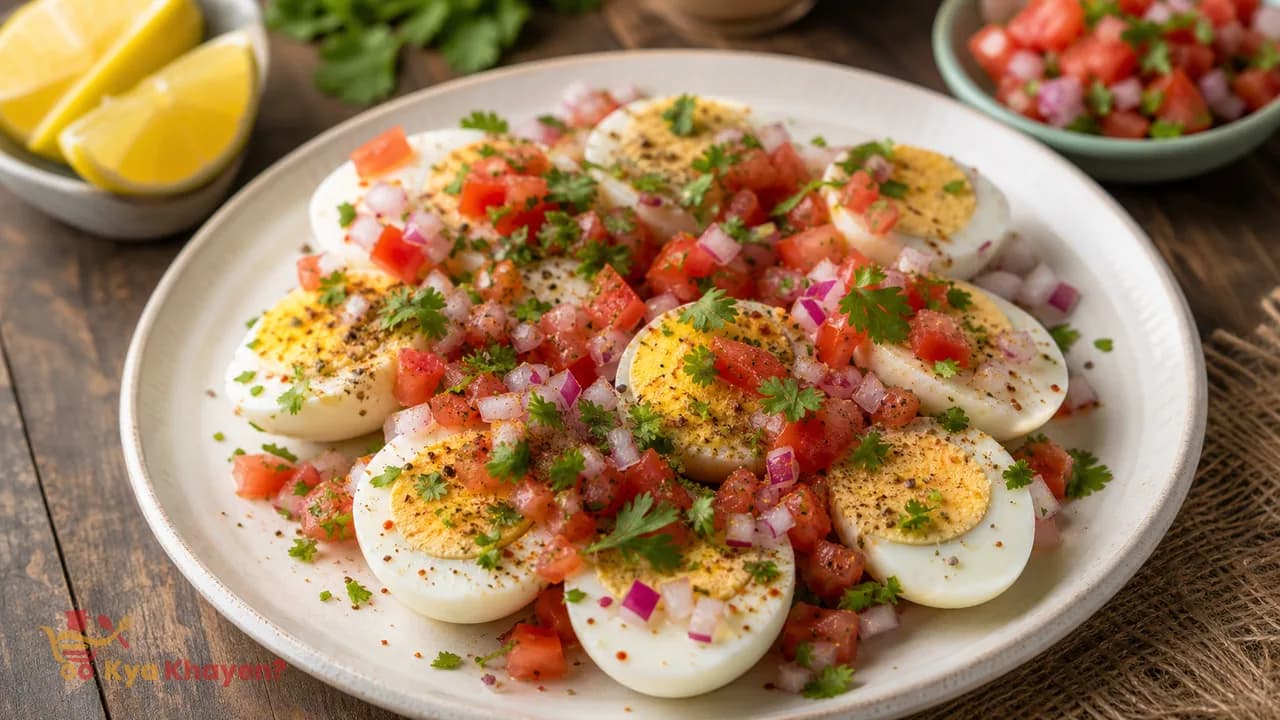 Boiled Egg Chaat