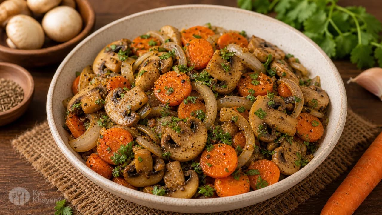 Saute Vegetables (Add Carrot, Onion, Mushrooms)
