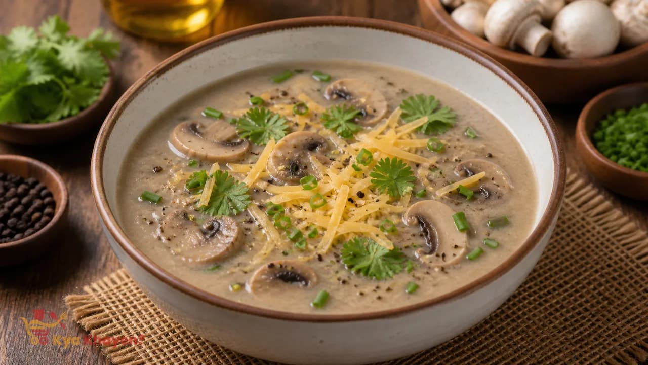 Chive Mushroom Soup