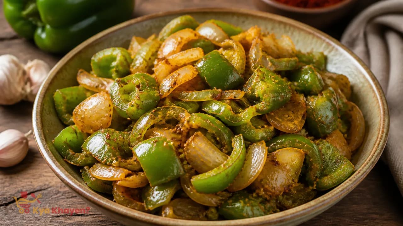 Saute Capsicum and Onion