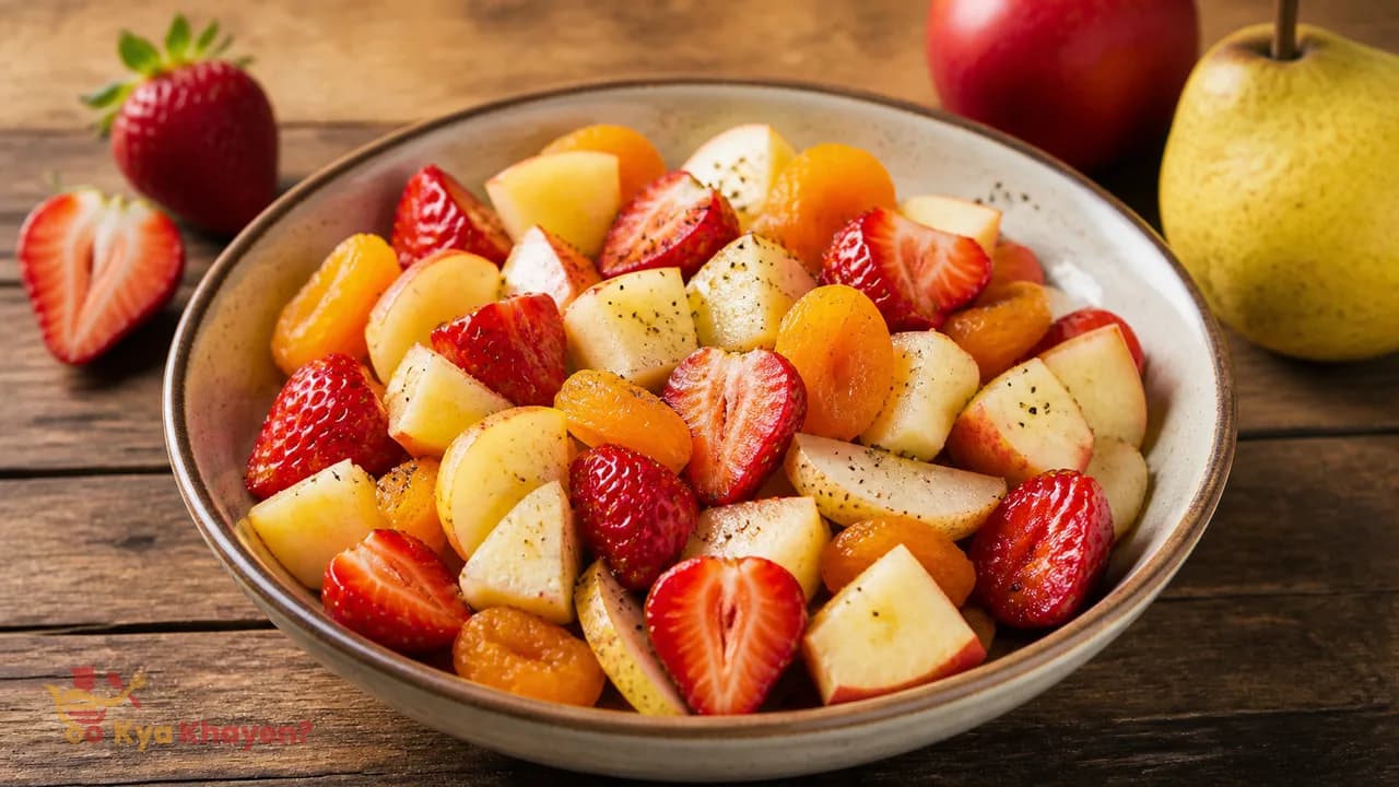 Fruit Salad (Add Strawberries, Apple, Apricot and Pears)