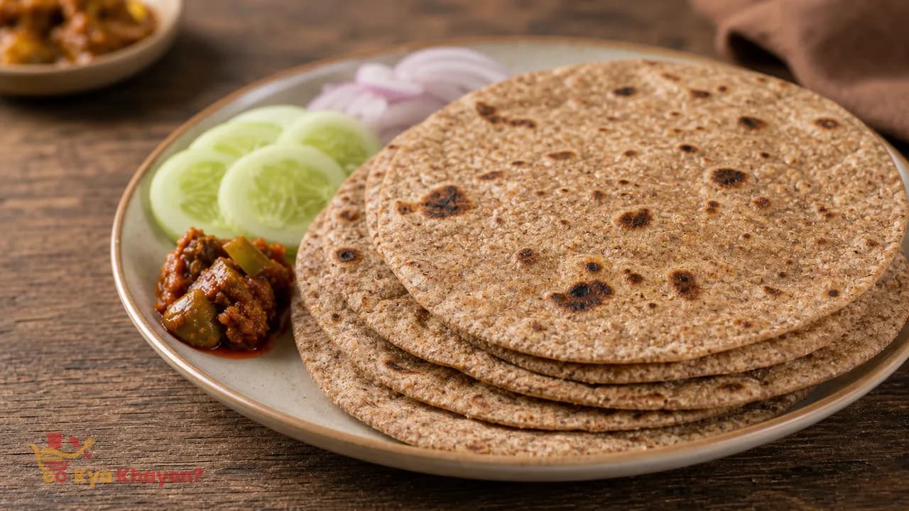 Wheat Bran Chapati (50% Wheat Bran, 50% Wheat Flour)
