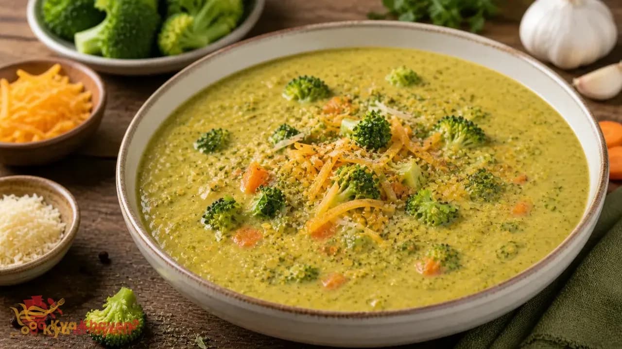 Low-Calorie Broccoli Cheddar Soup