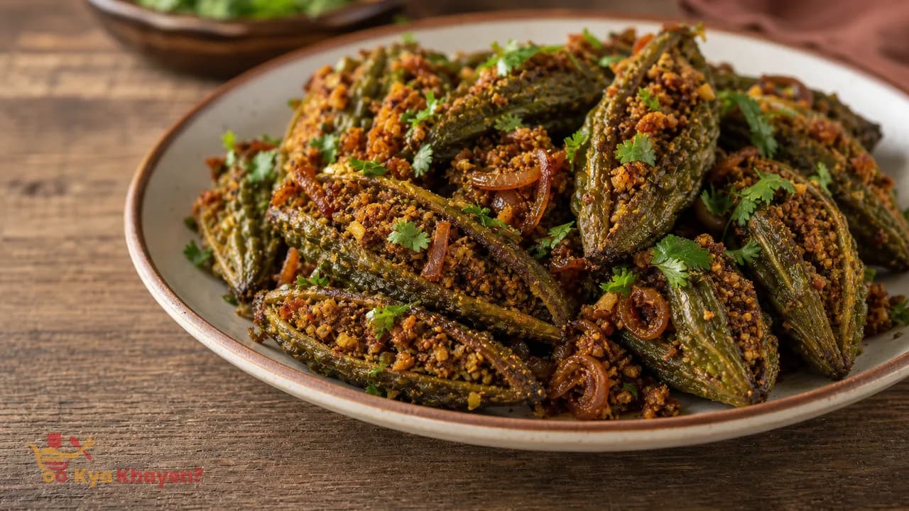 Stuffed Bitter Gourd Dry