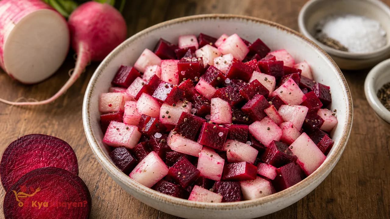 Chopped Beetroot-Radish Salad