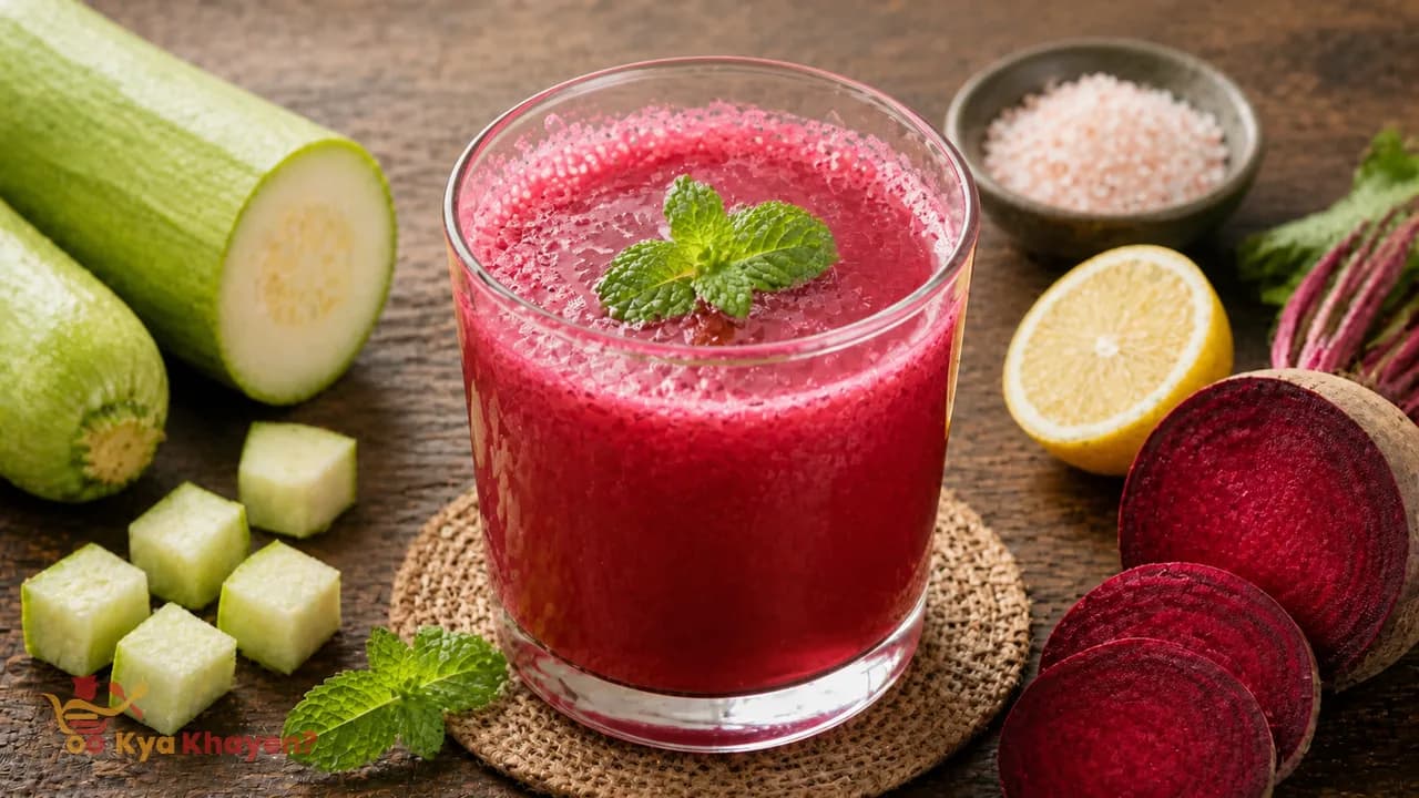 Bottle Gourd Juice with Beetroot