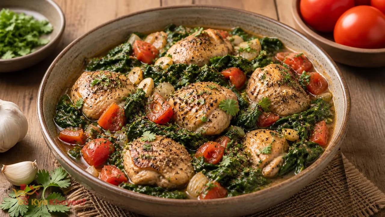 Chicken with Greens