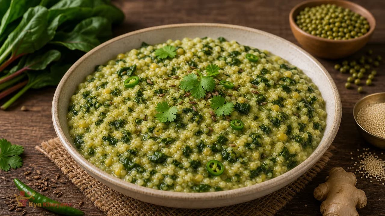 Amaranth Leaves Millet Khichdi