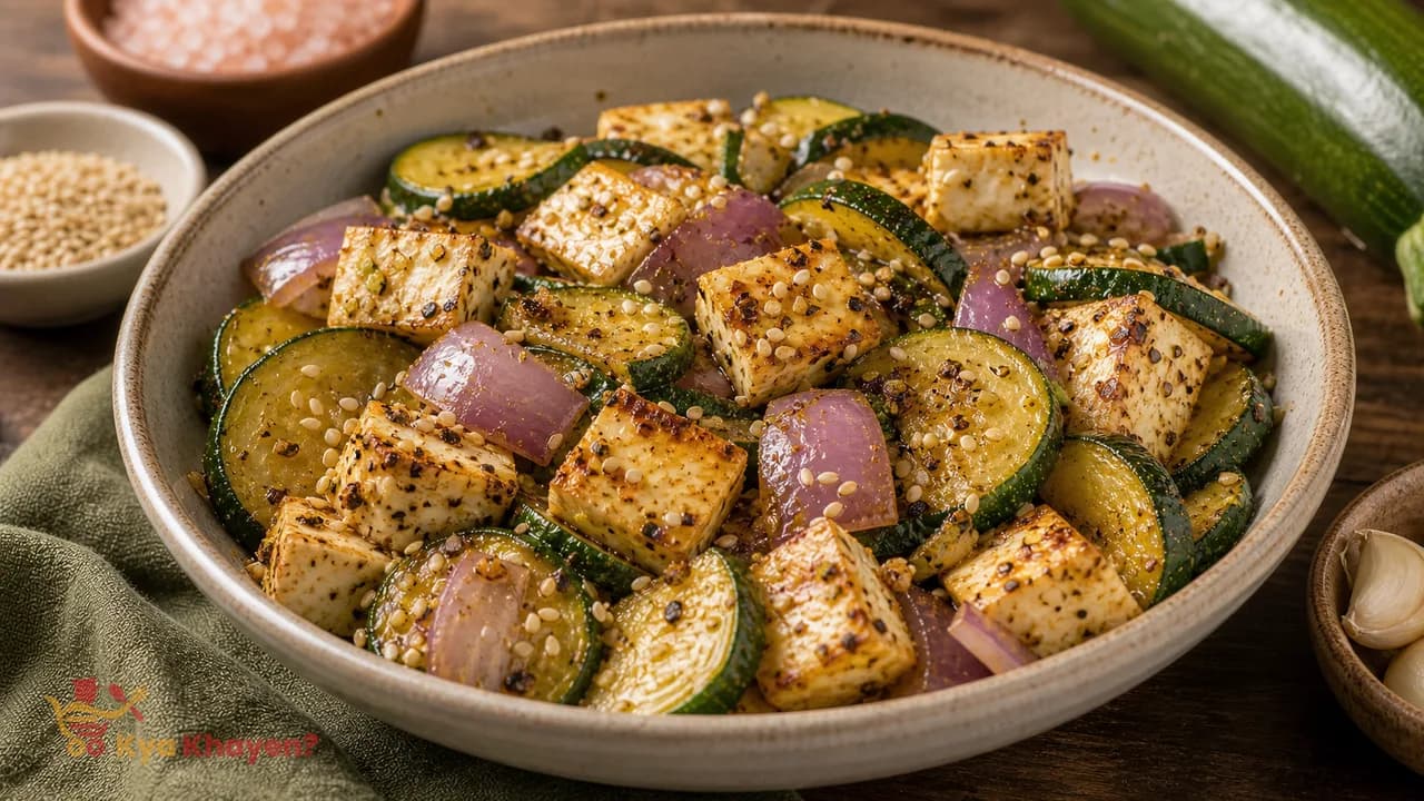 Paneer with Zucchini