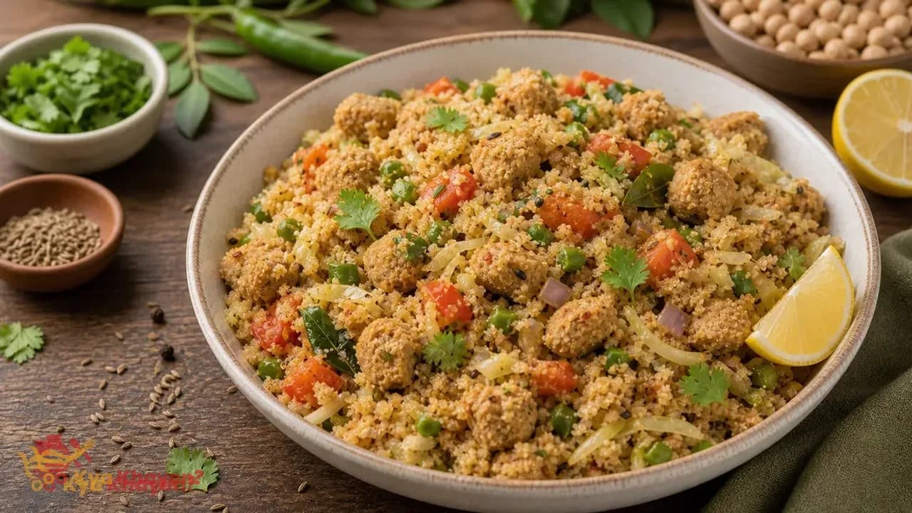 Masala Soya Upma