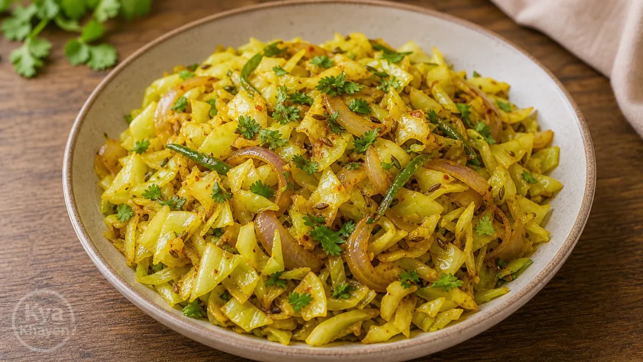 Stir Fried Cabbage and Onions