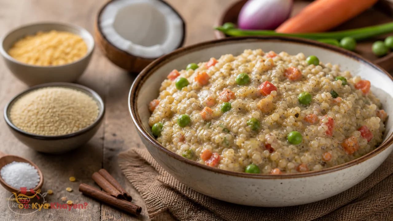 Foxtail Millet Porridge with Greens