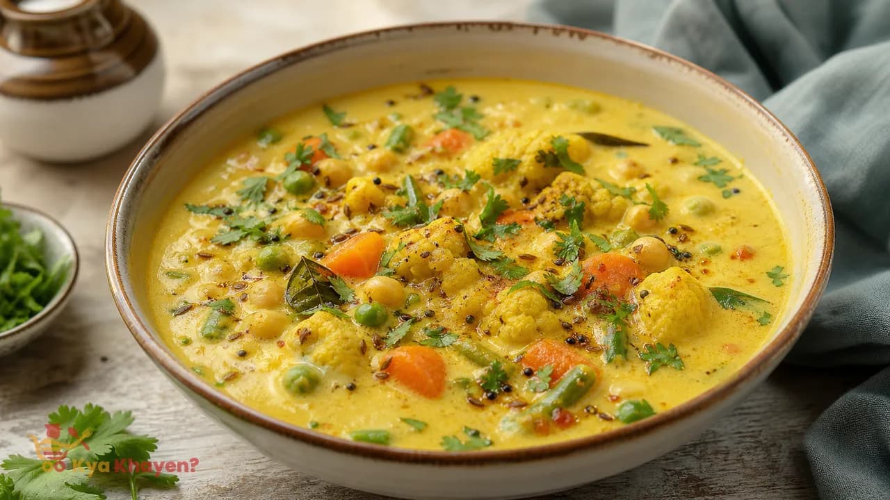 Mixed Vegetable Kadhi