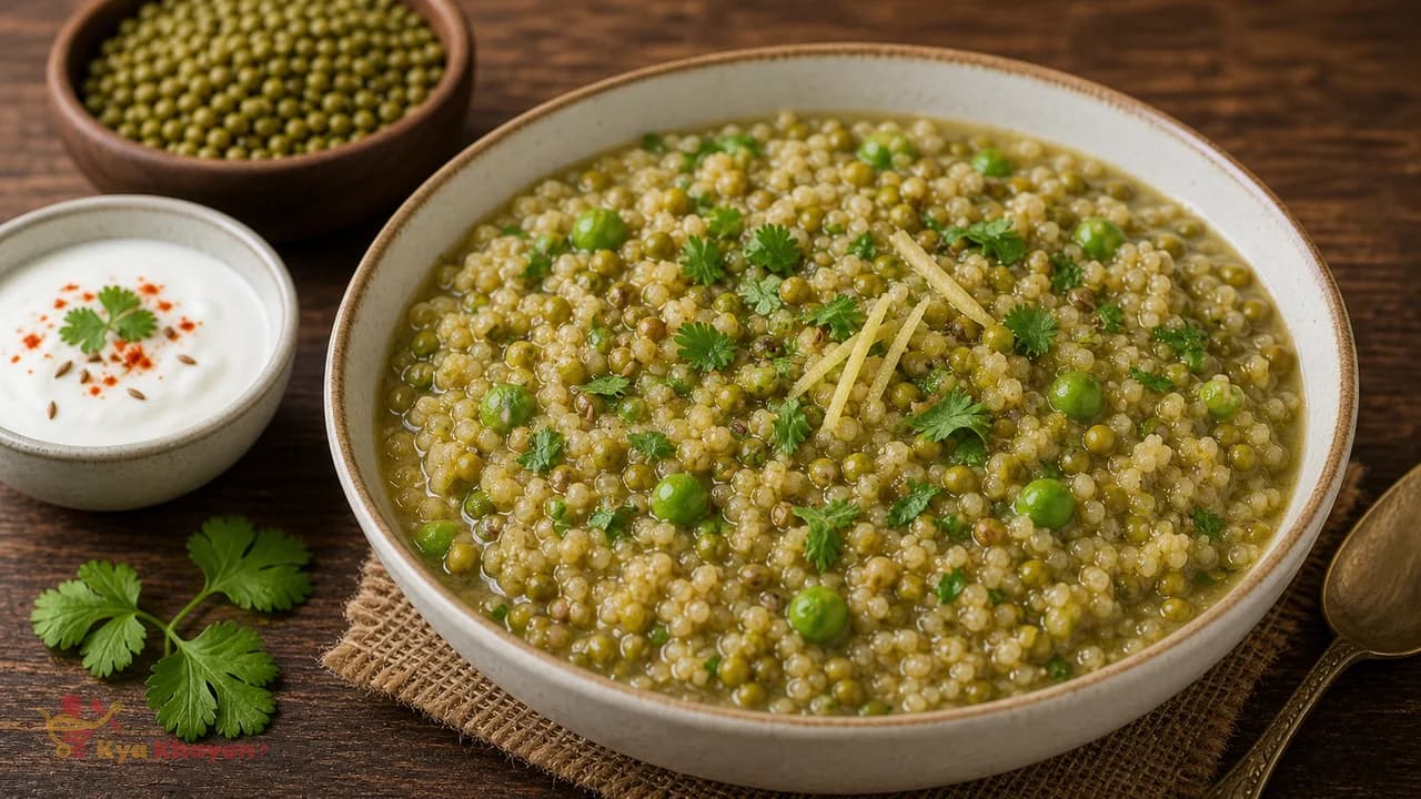 Bajra, Whole Moong and Green Pea Khichdi