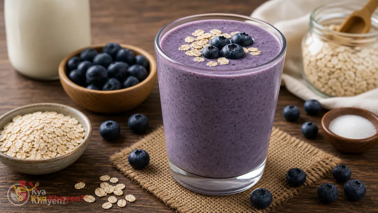 Oats-Blueberry Smoothie