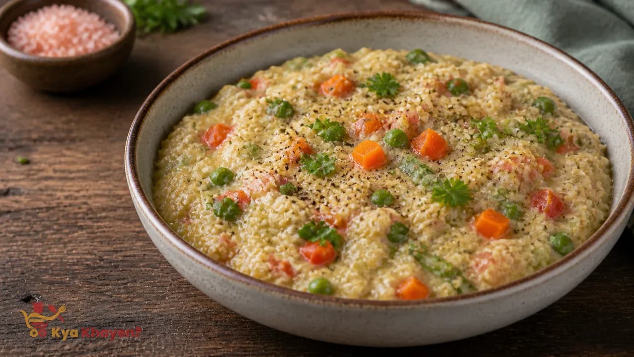 Vegetable Oats (Using Rock Salt)