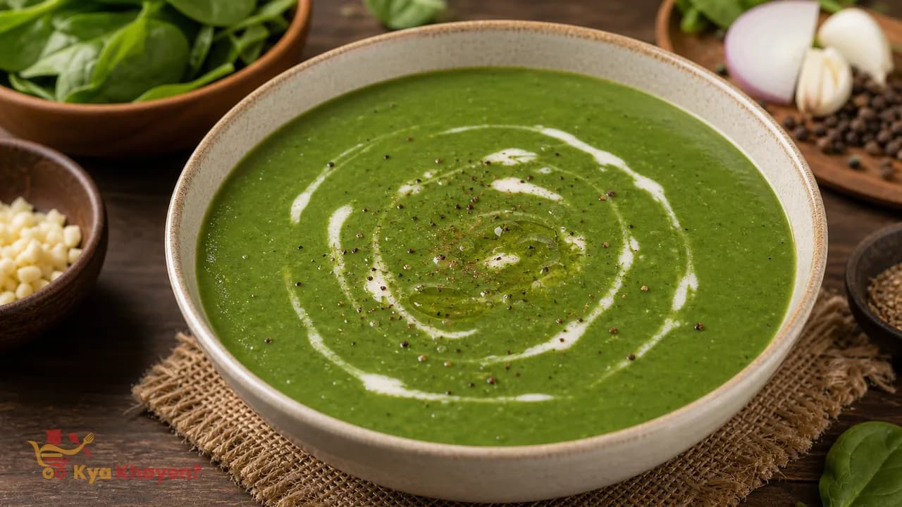 Vegetable Broth Spinach Soup
