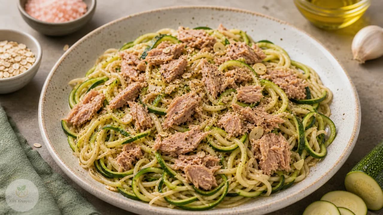 Tuna (Fish) Zucchini Noodles (Zoodles)