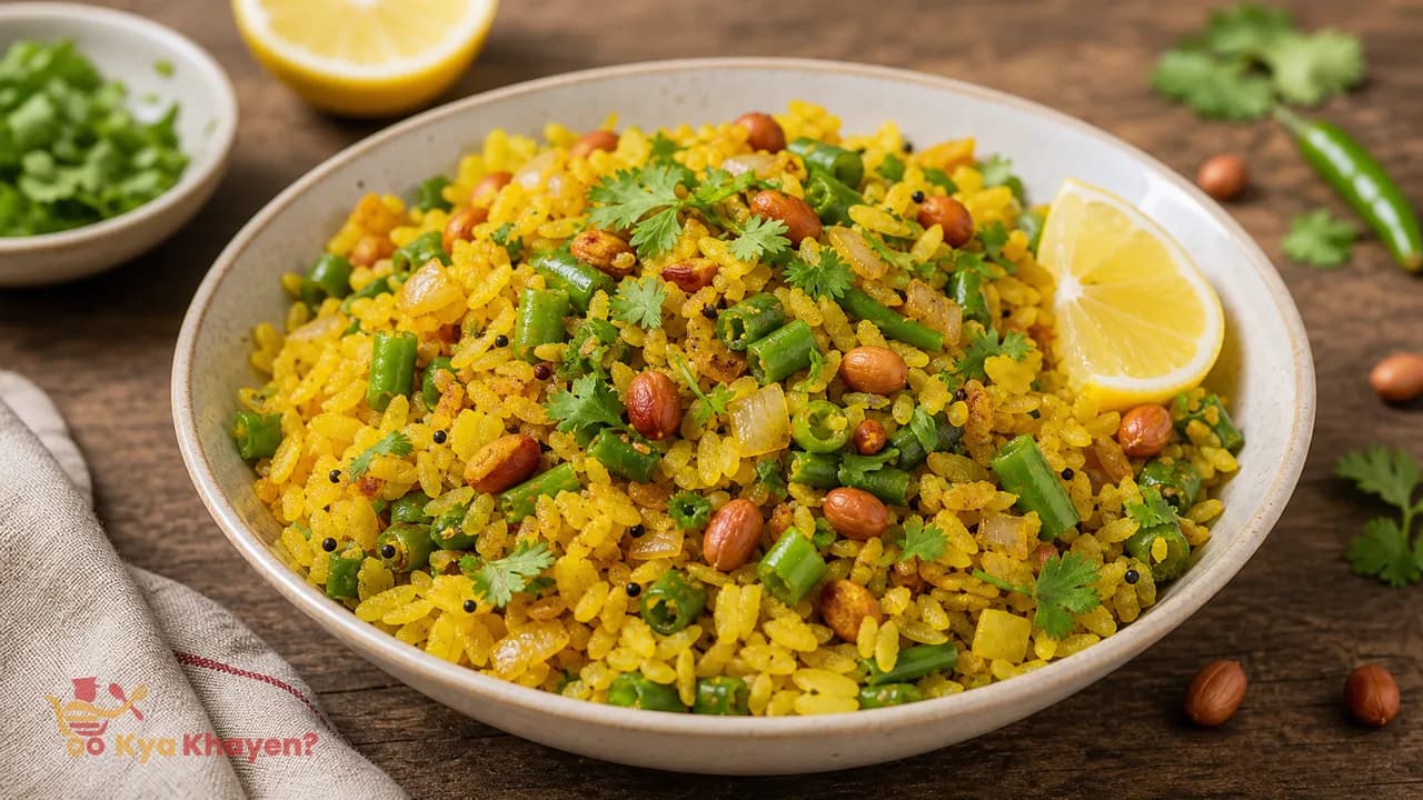 Poha with Beans
