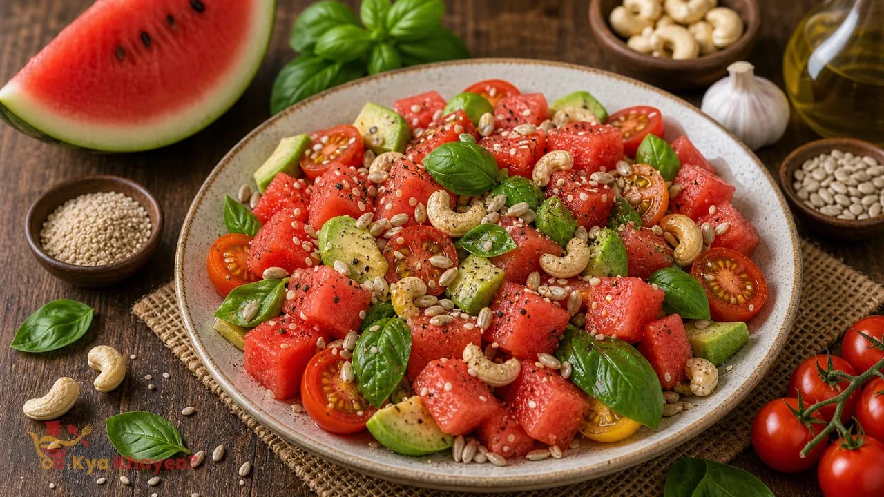 Watermelon Tomato Salad
