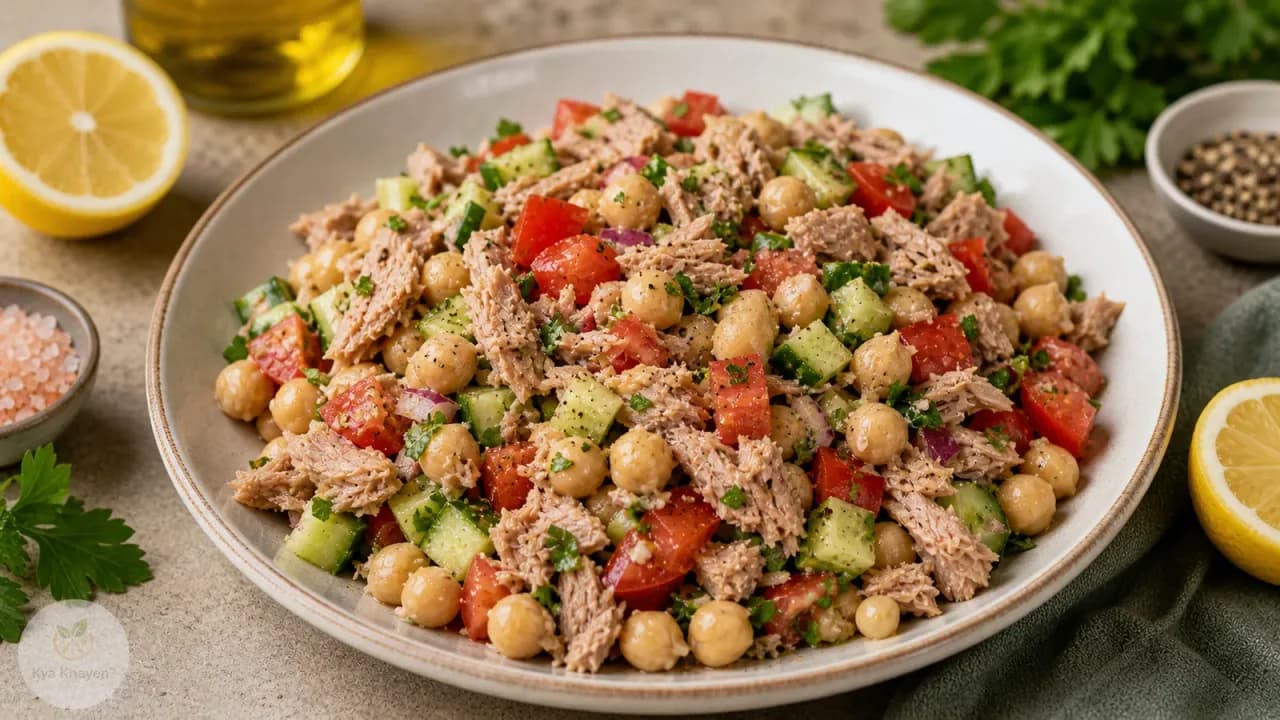 Tuna (Fish) Chickpea Salad