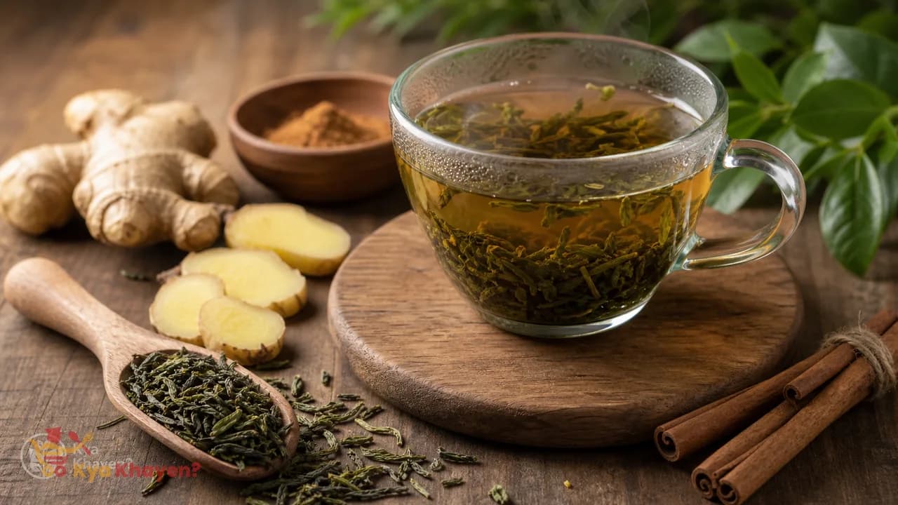Ginger Green Leaves Tea