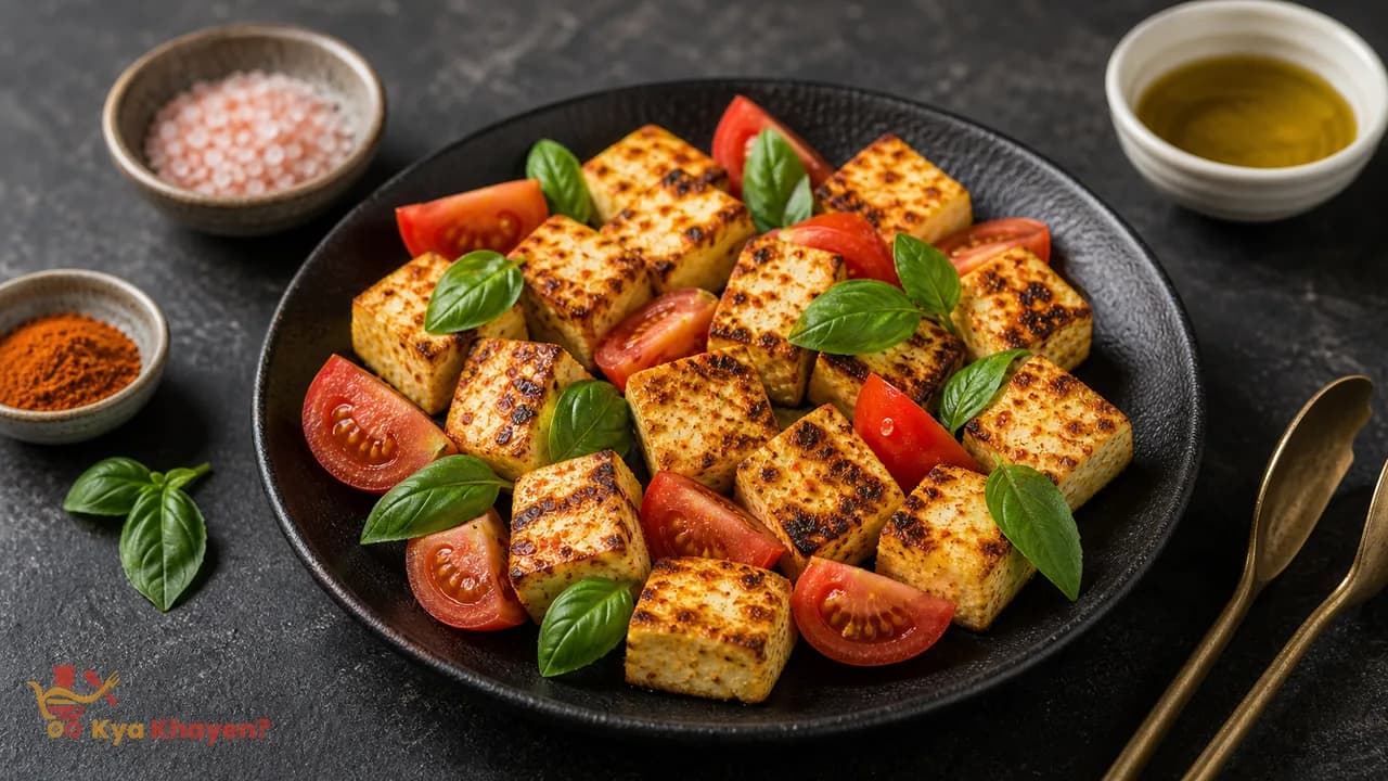 Basil Grilled Cottage Cheese