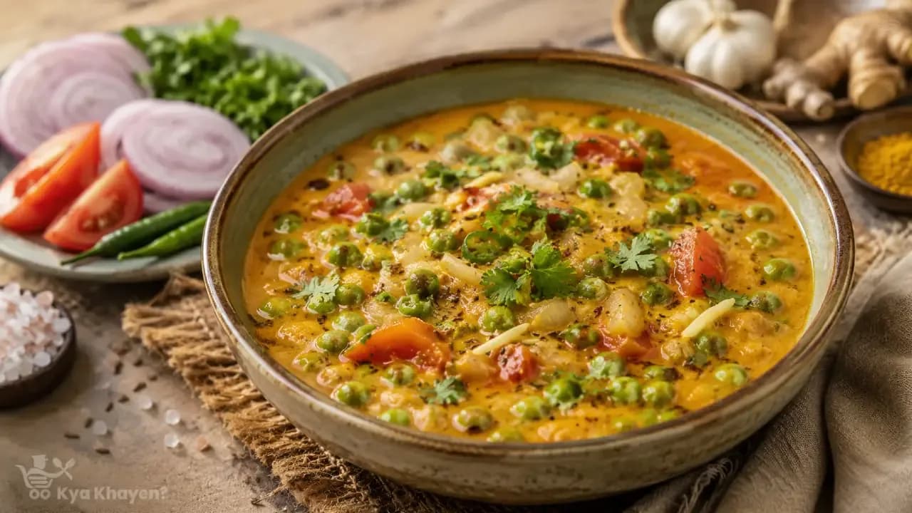Green Peas Coconut Curry