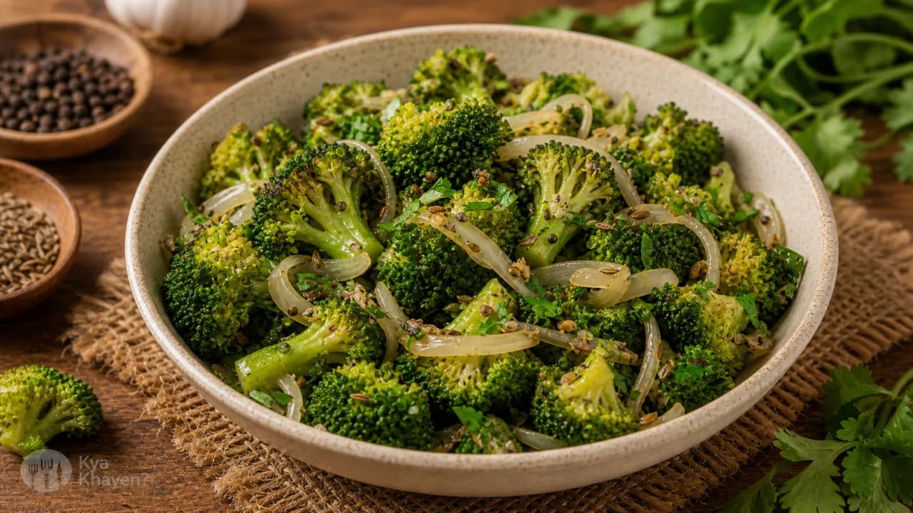 Saute Broccoli and Onions