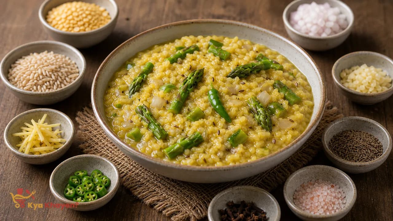 Asparagus Khichdi