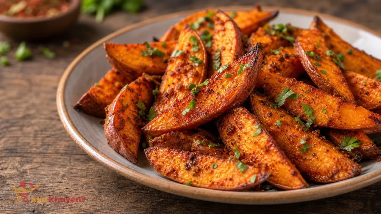 Tandoori Masala Roasted Sweet Potatoes