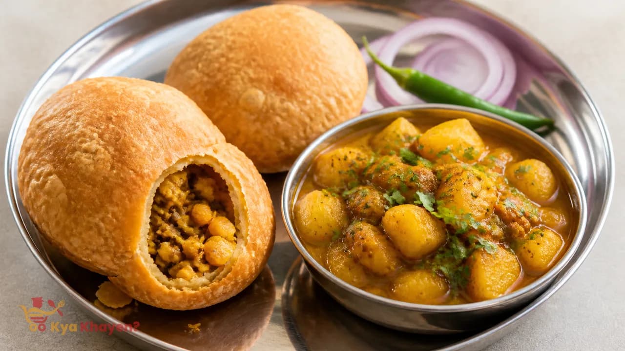 Khasta Kachori with Aloo Sabzi
