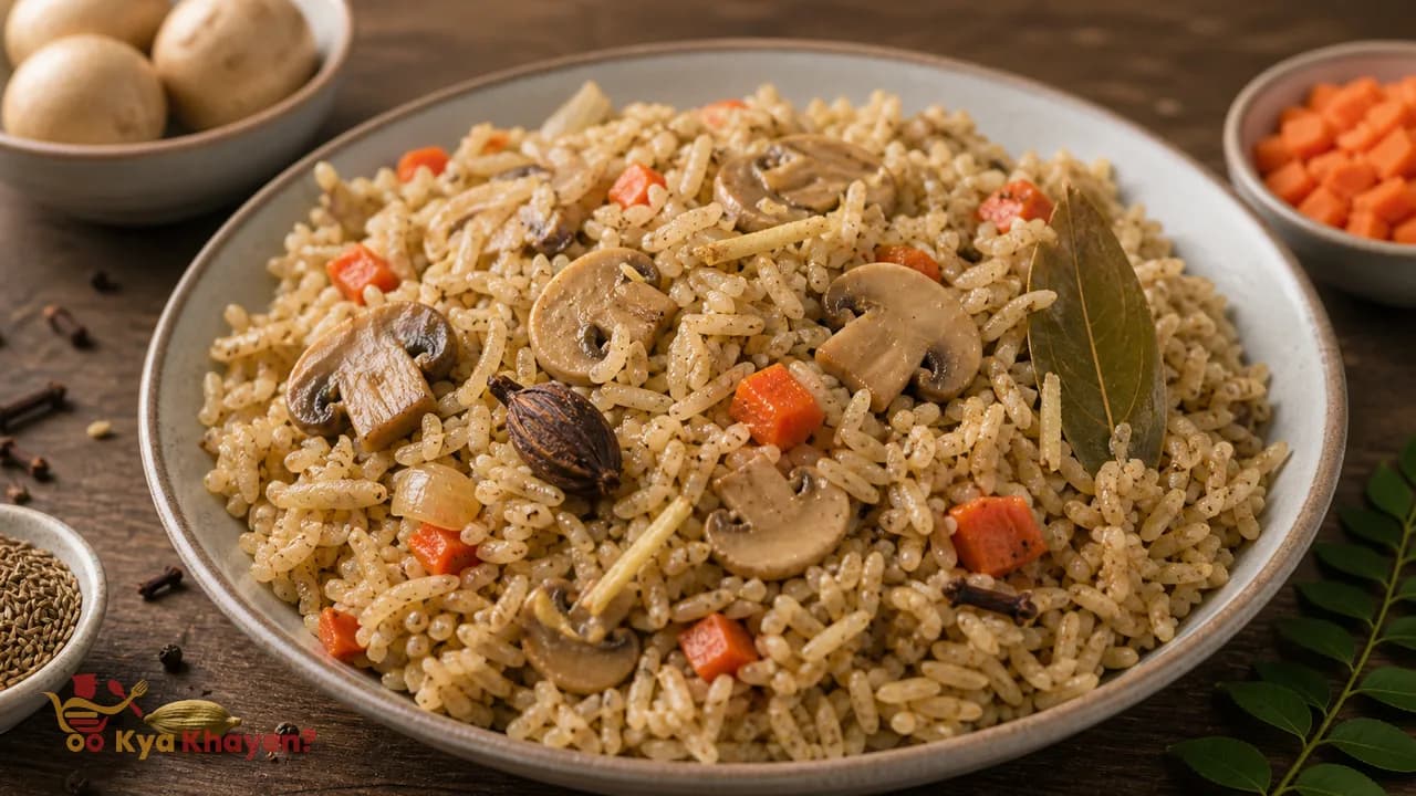 Mushroom Pulao