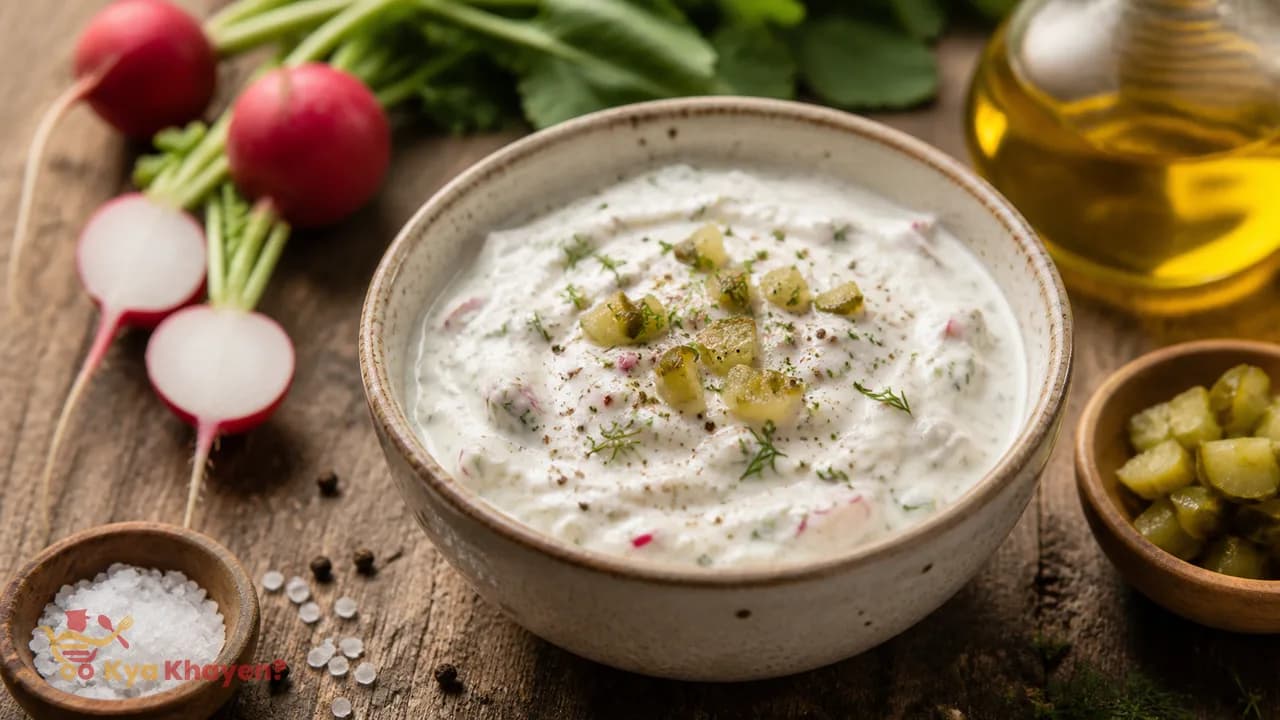 Creamy Radish Dressing
