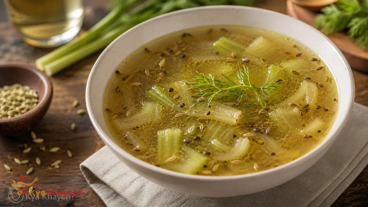 Fennel Soup with Vegetable Broth