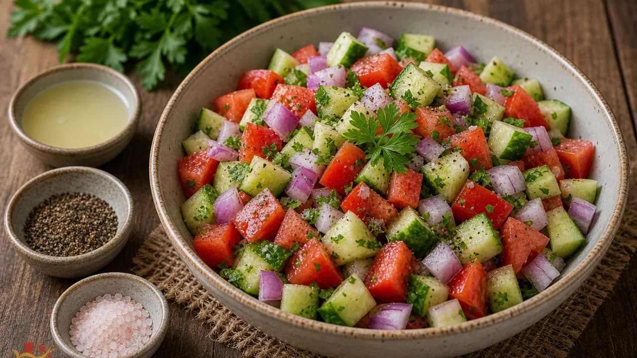 Assorted Salad (Mix Chopped Onions, Tomatoes, Cucumber)