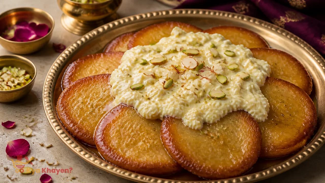 Malpua with Rabri