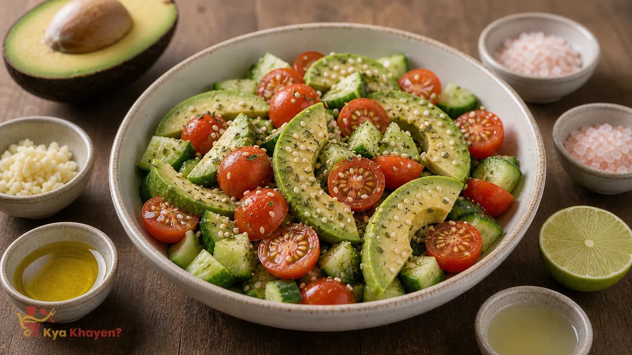 Avocado Salad with Cherry Tomatoes