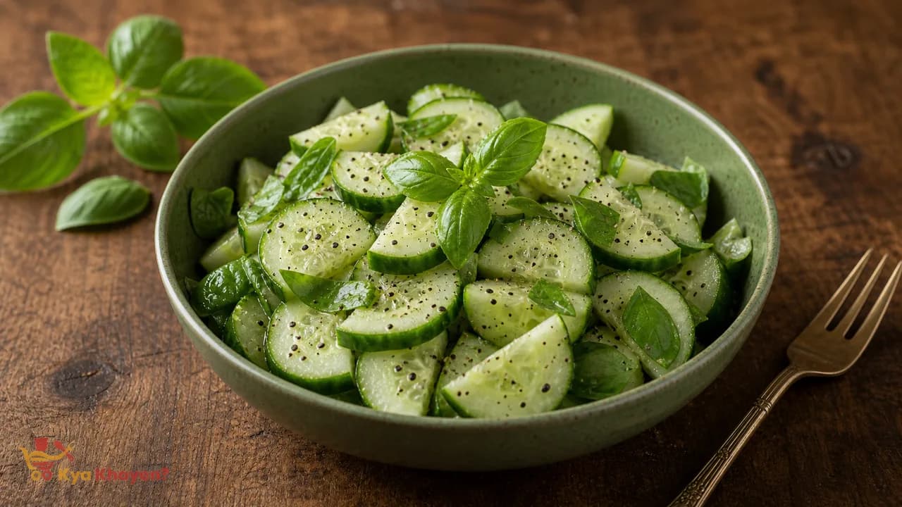 Basil Cucumber Salad