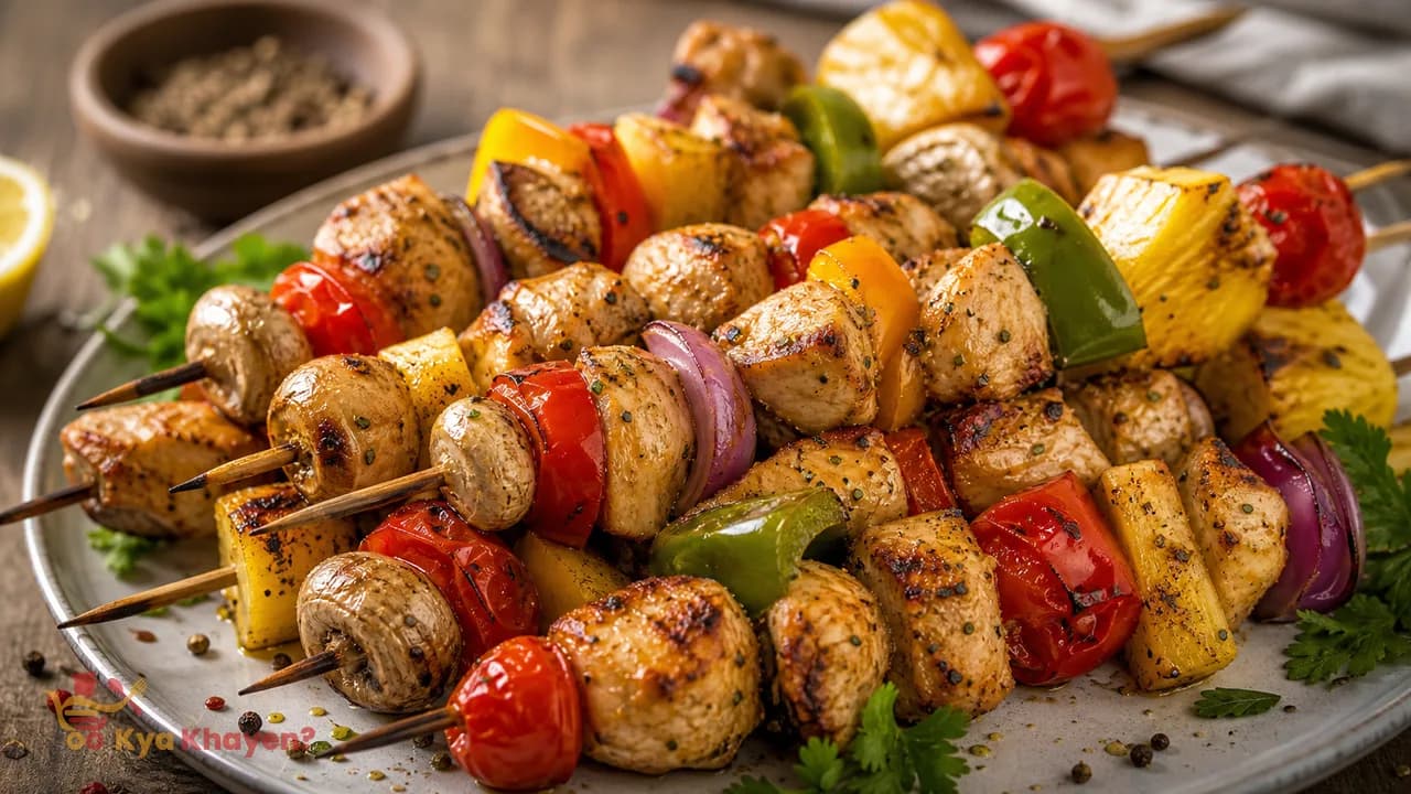 Hawaiian Chicken Kabobs