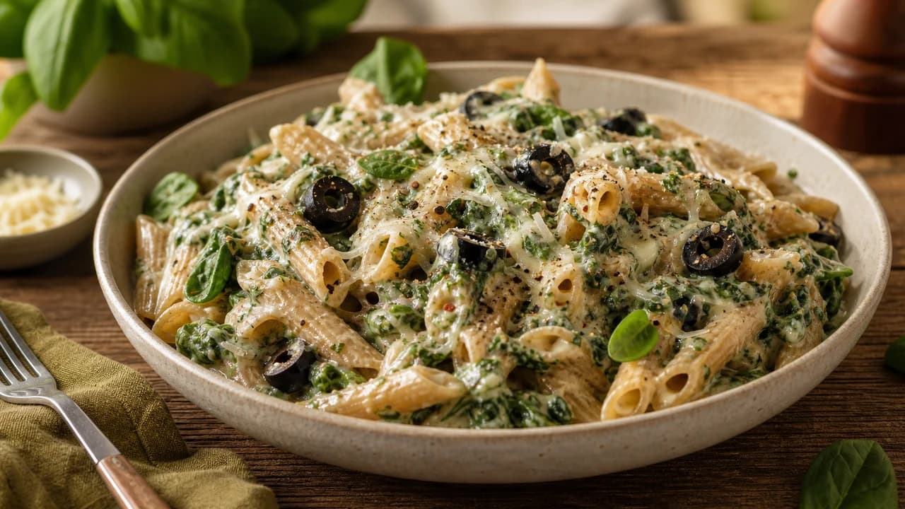 Creamy Spinach Pasta